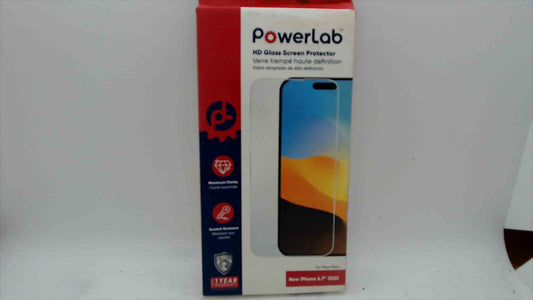 PowerLab HD Glass Screen Protector – for New iPhone 6.7" (2023) – New/Sealed