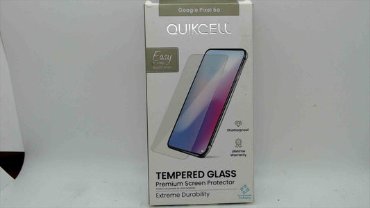 Quikcell Tempered Glass Screen Protector for Google Pixel 6a – New/Sealed