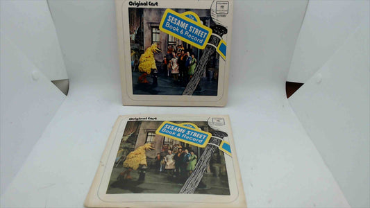 1970 Sesame Street Original Cast “Book & Record” — Columbia CCT5001 (7" 45 RPM + Book)