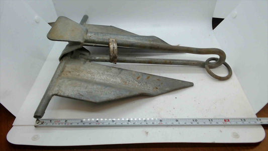 Danforth-Style Galvanized Fluke Anchor ~4 lb — Small Boat/Kayak/Canoe