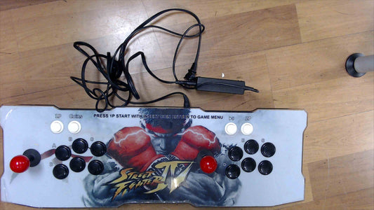 2-Player Arcade Console (Pandora’s Box style) – Street Fighter IV Art, HDMI/VGA, USB – Tested & Working