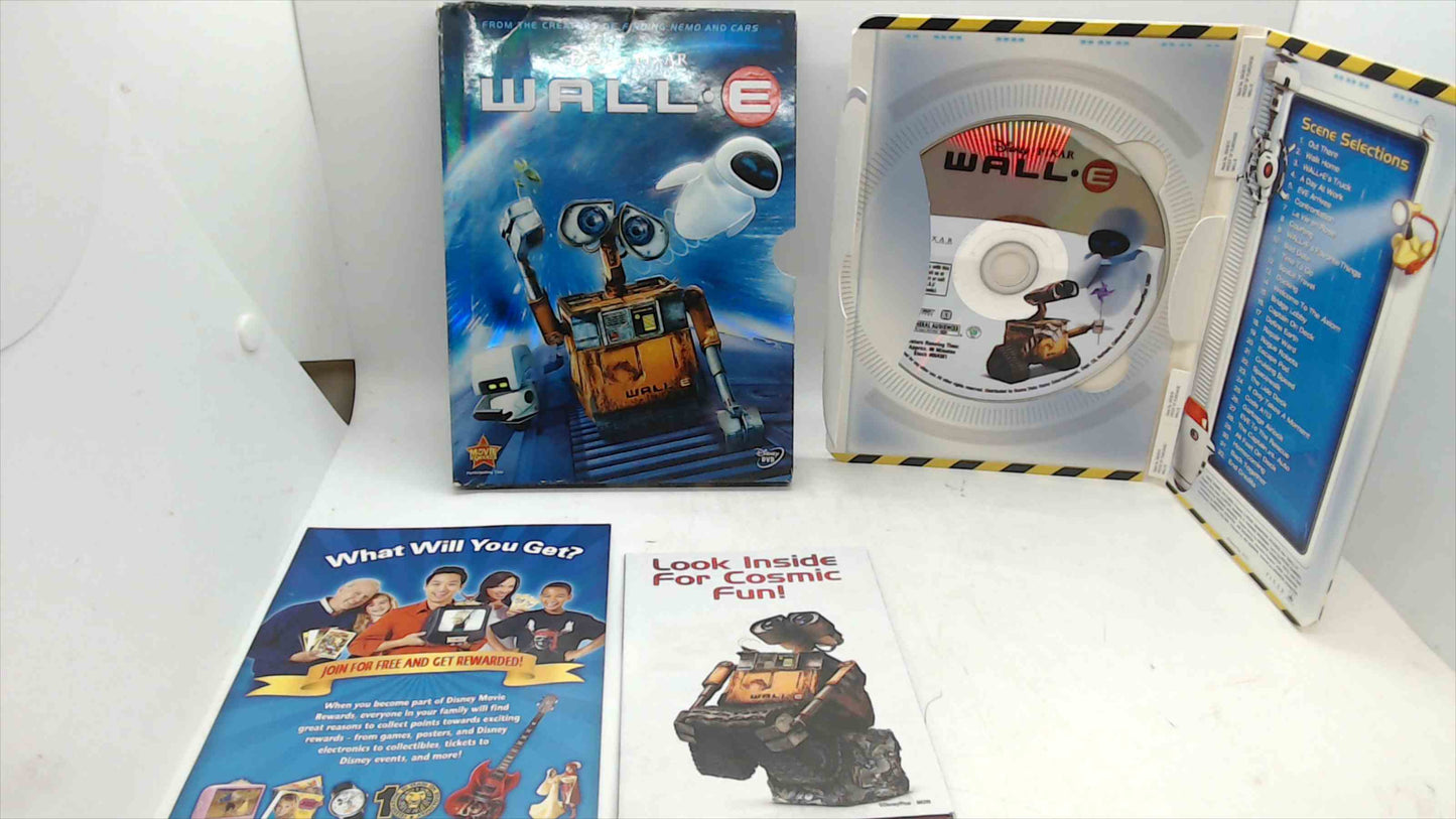 WALL·E (DVD, 2008) Disney•Pixar — Complete w/ Slipcover & Inserts