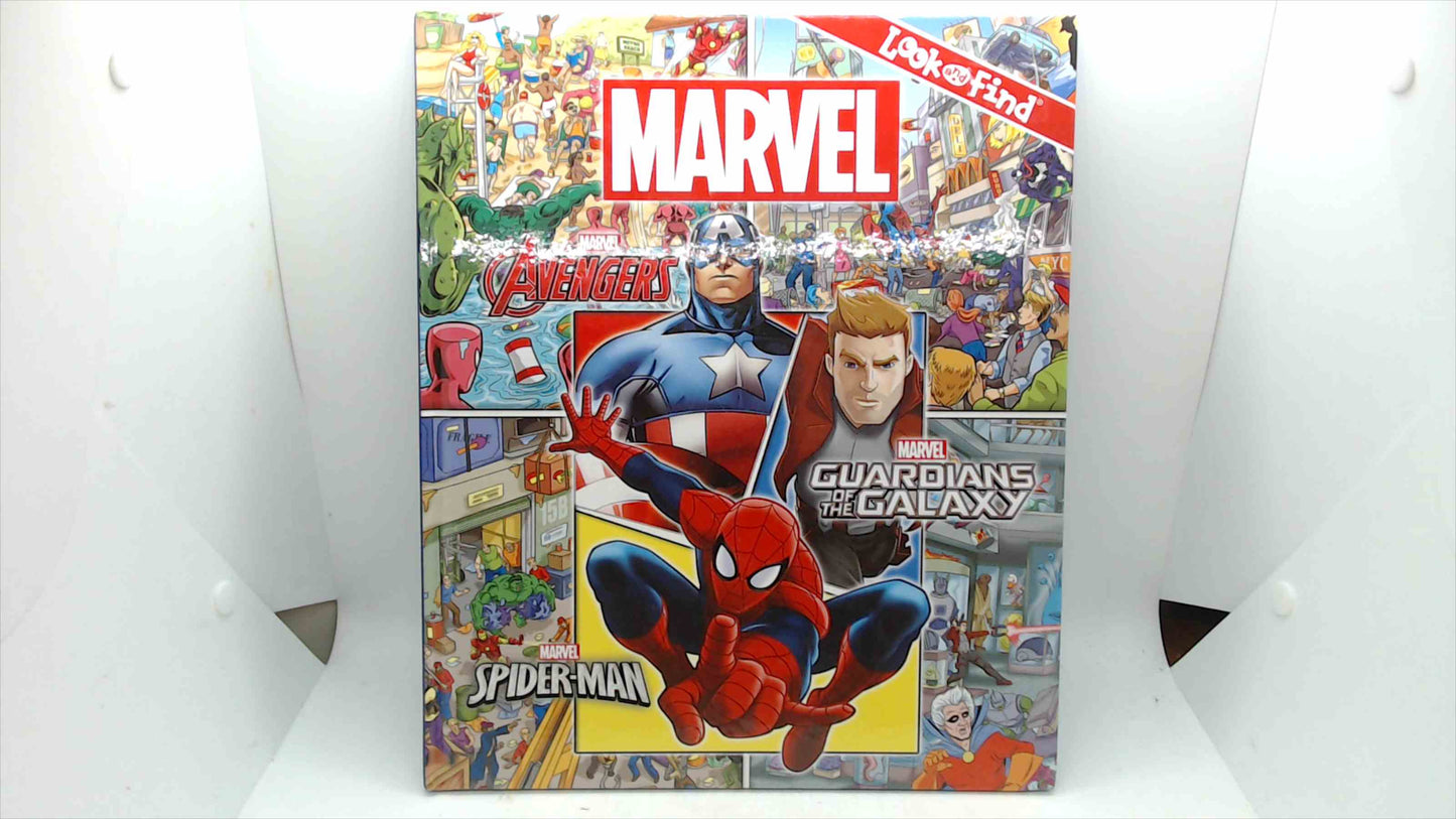 Marvel Look & Find — Avengers, Spider-Man & Guardians of the Galaxy (2016, pi kids) Hardcover