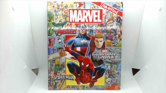 Marvel Look & Find — Avengers, Spider-Man & Guardians of the Galaxy (2016, pi kids) Hardcover