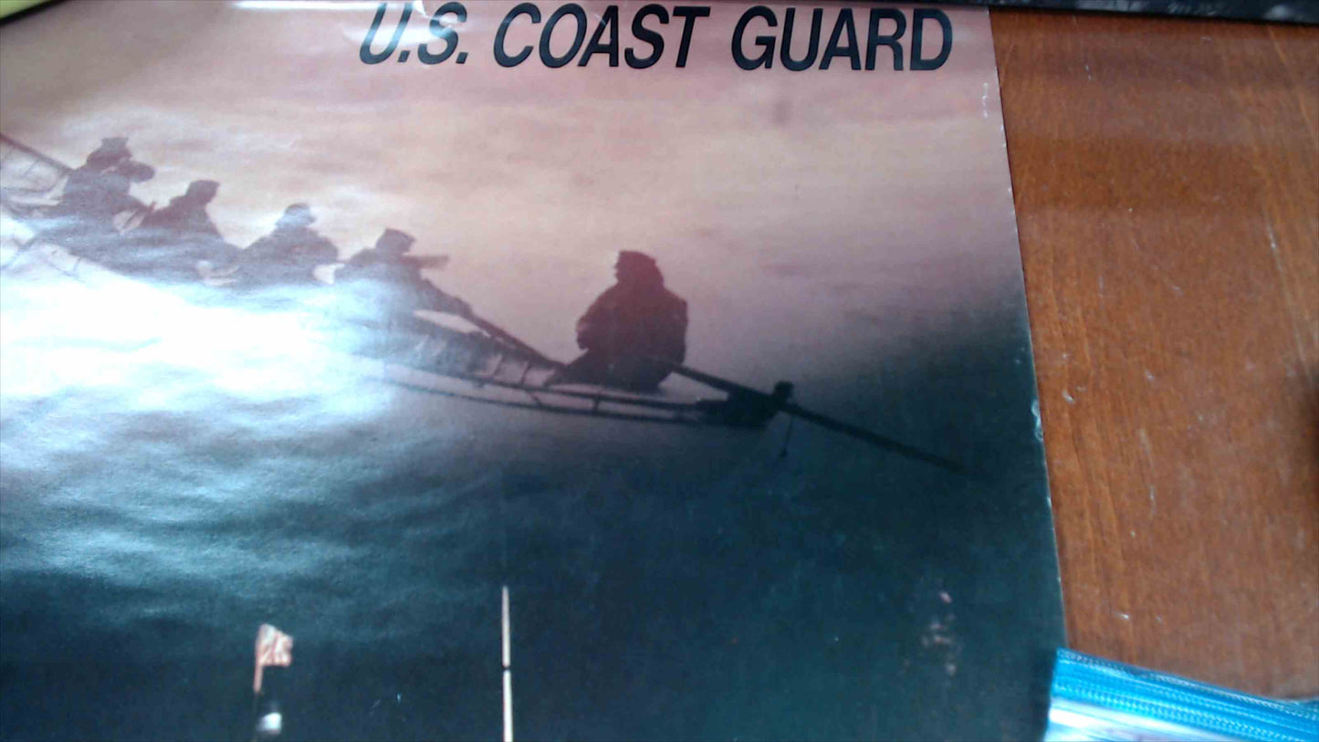 1990 U.S. Coast Guard Bicentennial Poster (1790–1990) – ~16" x 20"