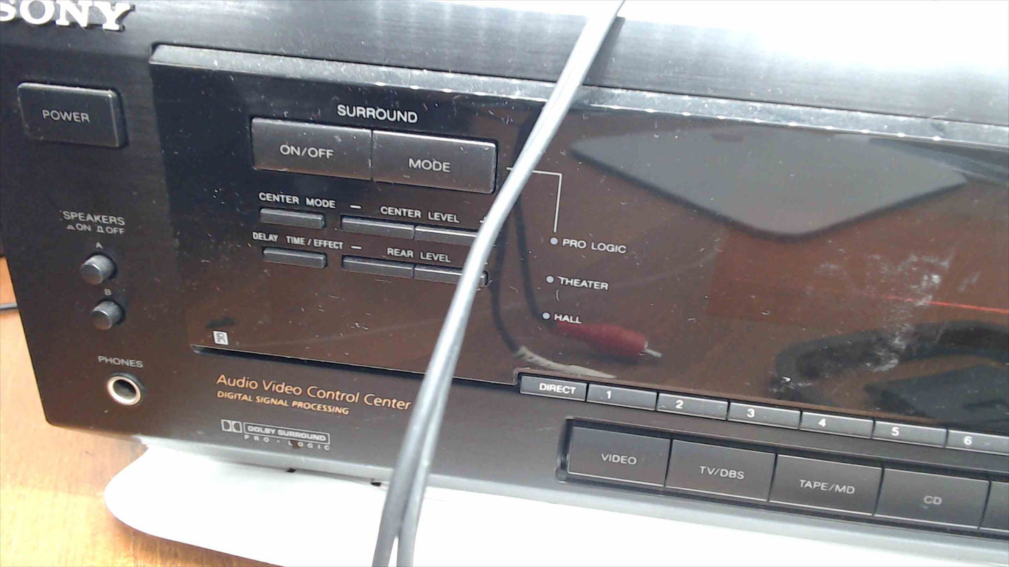Sony STR-DE405 Audio/Video Control Center Receiver — Dolby Pro Logic, Phono — TESTED