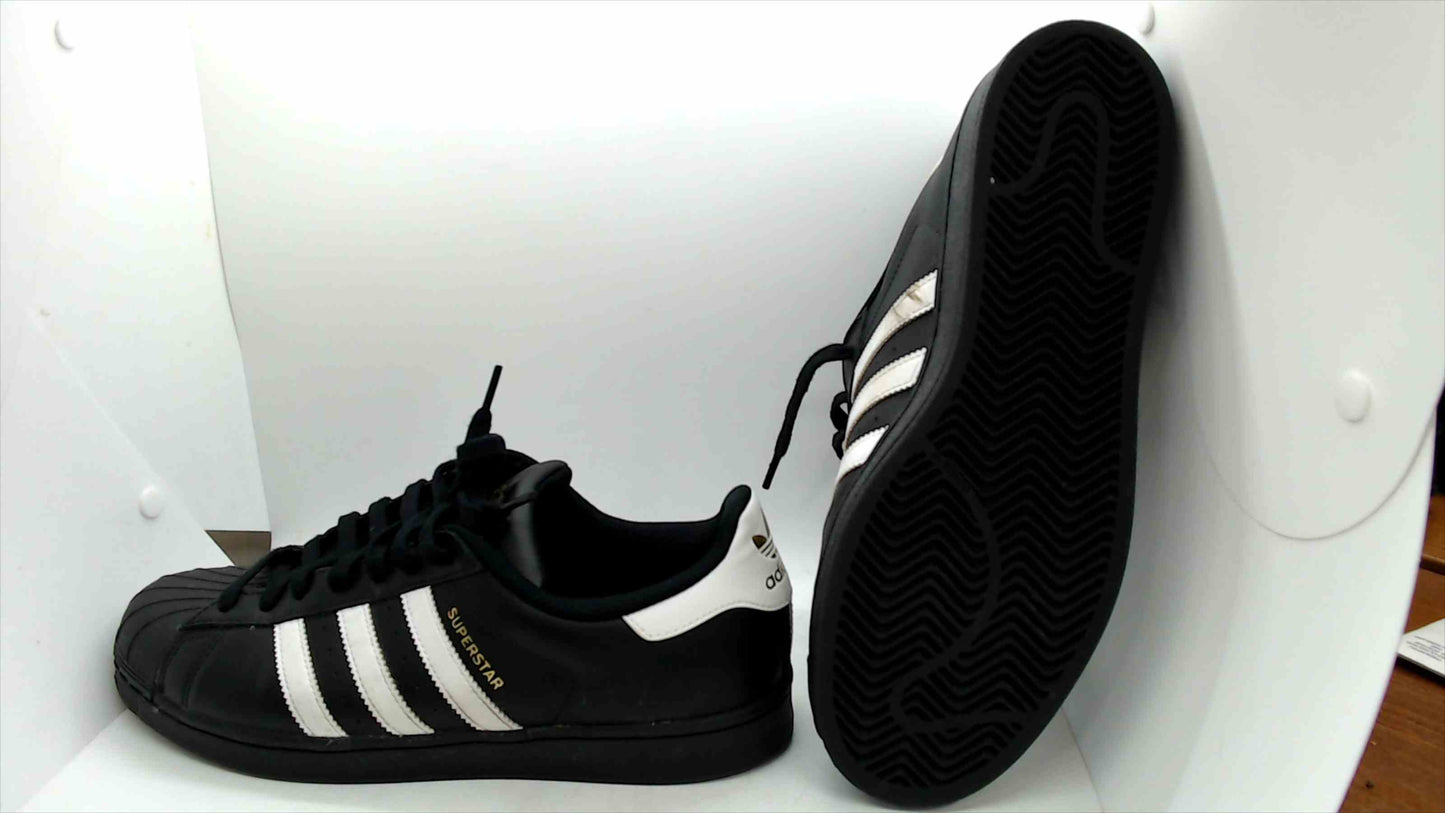 Adidas Superstar Originals – Black & White Leather Sneakers – Men’s Size 9.5
