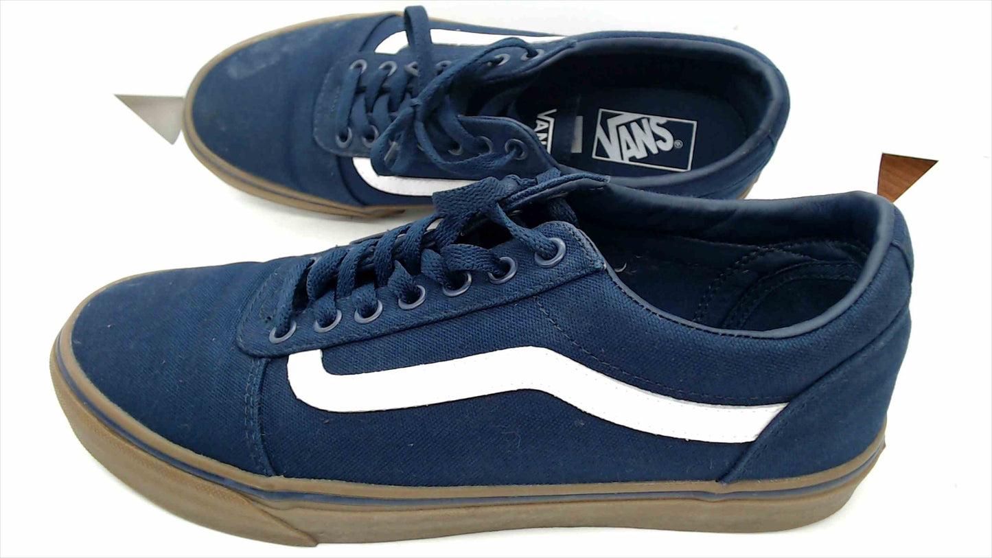 Vans Ward Low Canvas Sneakers – Navy/White Gum Sole – Men’s Size 9.5