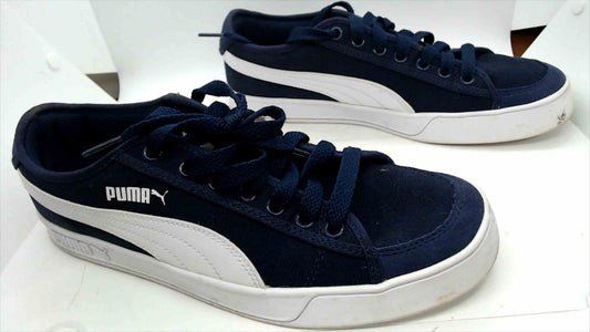 Puma Smash Vulc Canvas Sneakers – Navy/White – Men’s 9.5