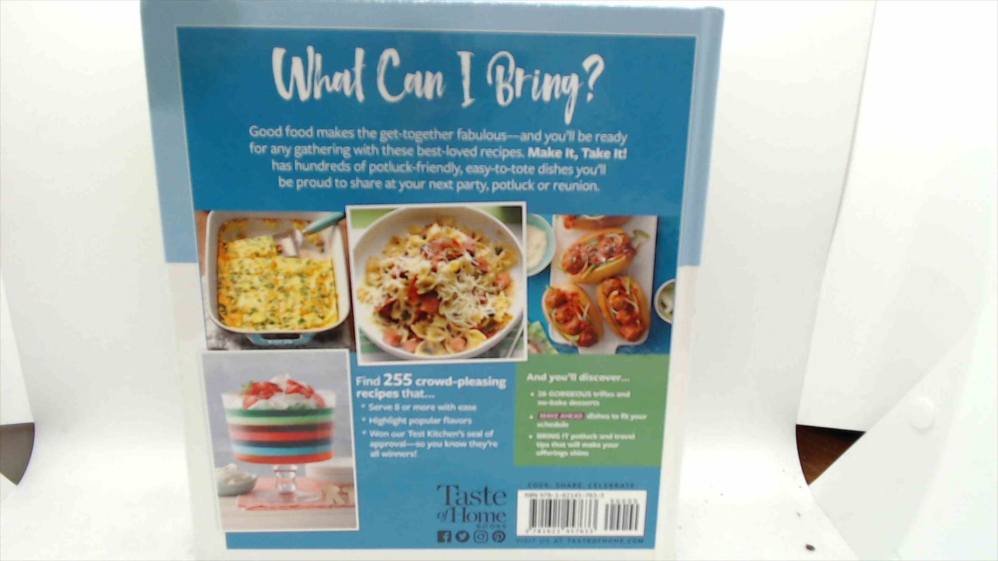 Taste of Home Make It, Take It 2022 Hardcover Cookbook – 255 Potluck-Perfect Recipes