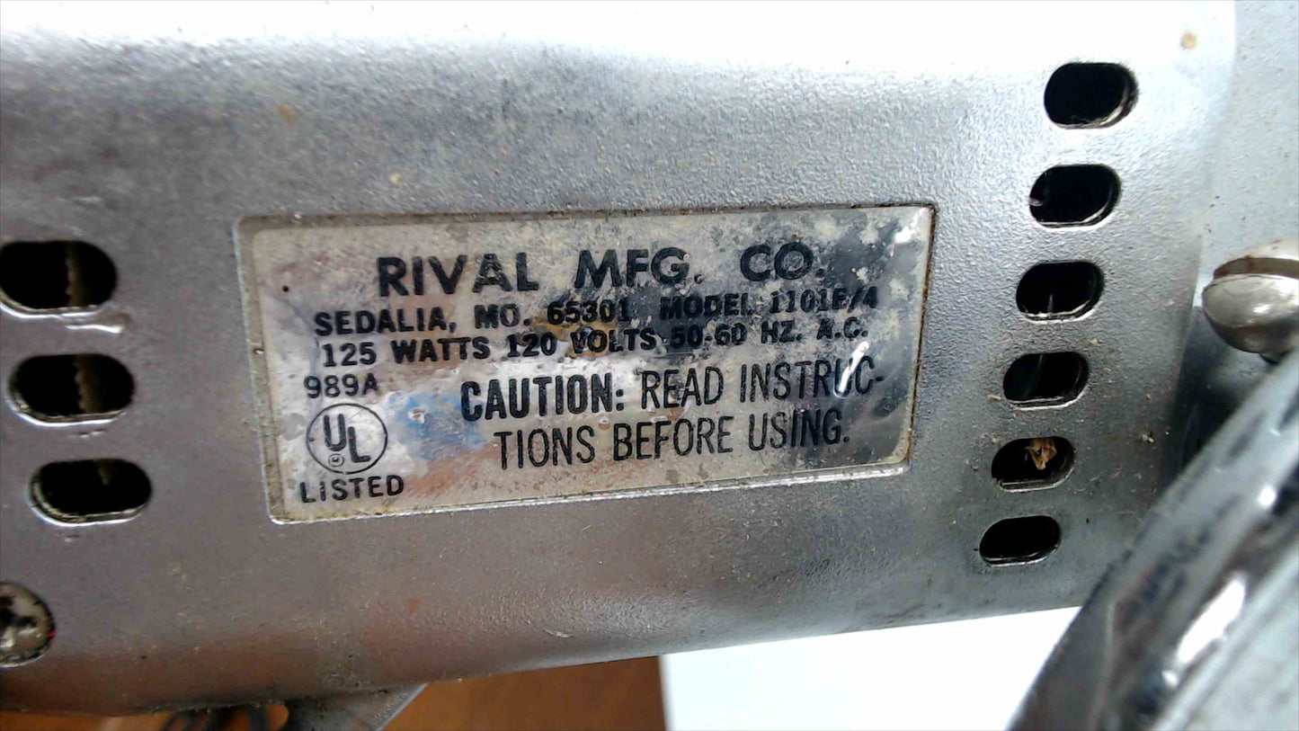 Vintage Rival Electric Food Slicer – Model 1101E/4, 125W – Tested & Working