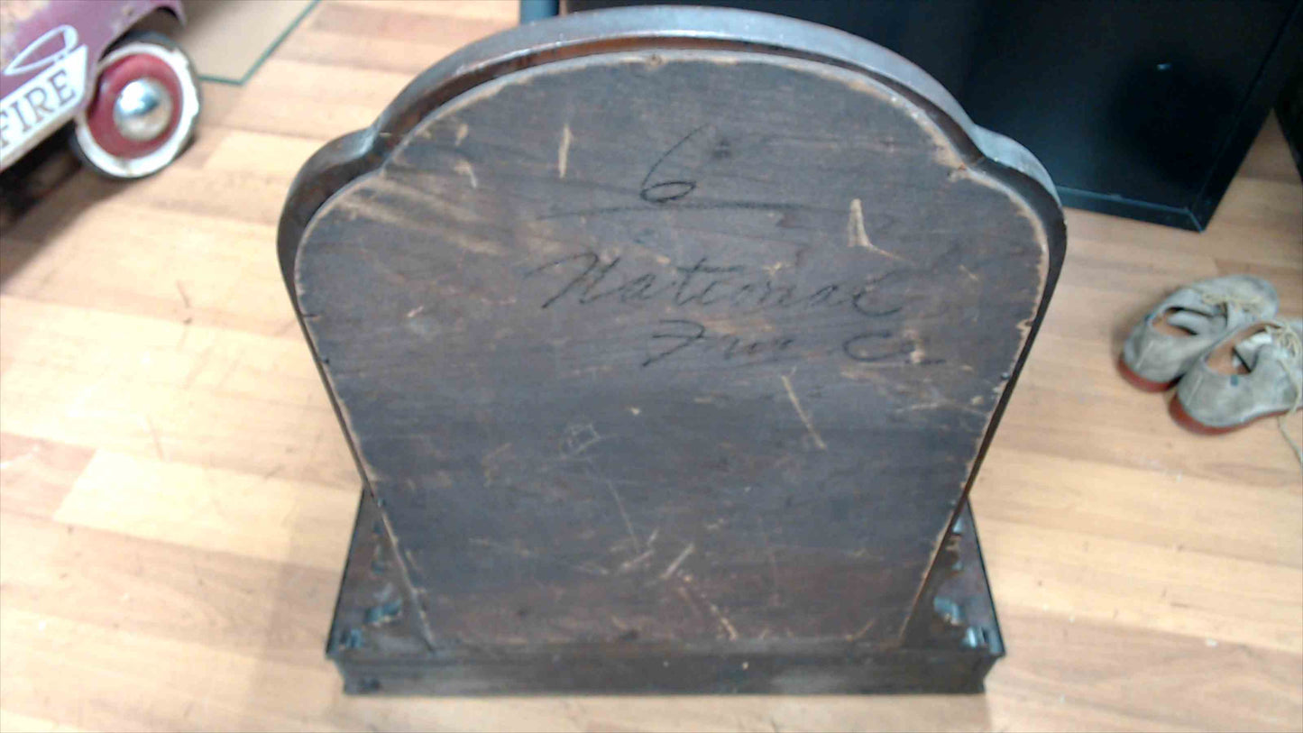 Vintage Wooden Vanity/Shaving Mirror w/ Drawer – 23”W x 27”H x 9”D