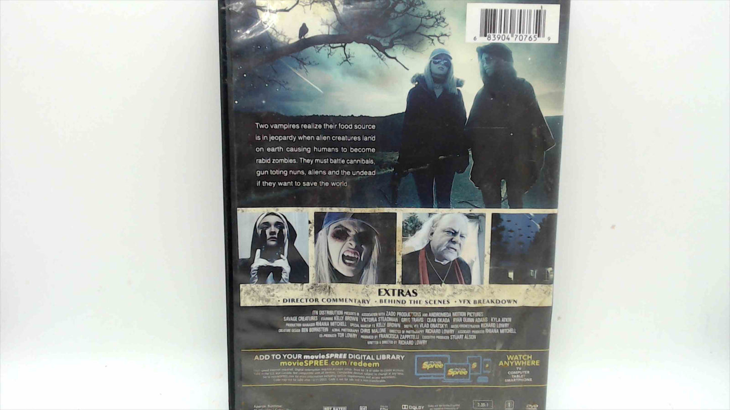 Savage Creatures (DVD + Digital, 2020) – Vampire Horror/Action Thriller