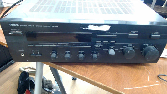 Yamaha RX-596 Natural Sound Stereo Receiver – Phono, A/B Speakers, Black (No Remote)
