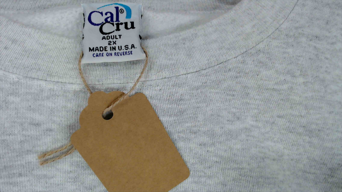 Bush/Cheney ’04 Campaign Crewneck Sweatshirt – Cal Cru 2X, Made in USA (Like New)