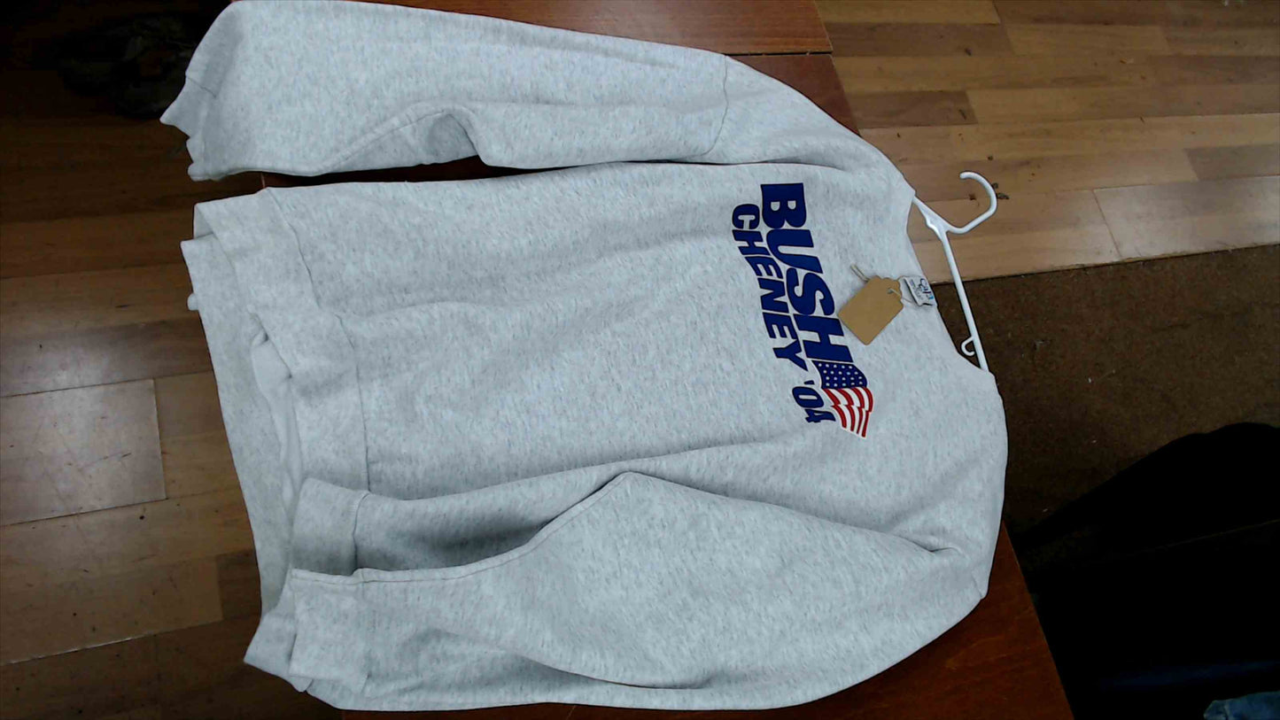 Bush/Cheney ’04 Campaign Crewneck Sweatshirt – Cal Cru 2X, Made in USA (Like New)
