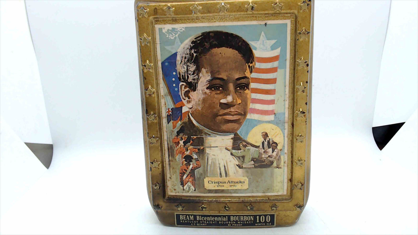 1976 Jim Beam Bicentennial Bourbon Bottle – Crispus Attucks Limited Edition (Empty Decanter)