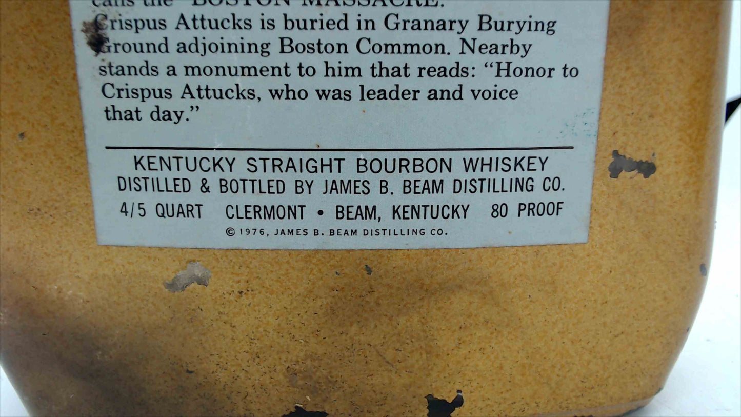 1976 Jim Beam Bicentennial Bourbon Bottle – Crispus Attucks Limited Edition (Empty Decanter)