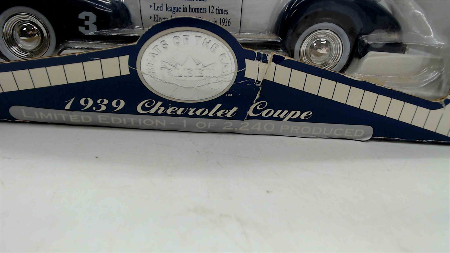 2002 Fleer Collectibles Babe Ruth “Greats of the Game” 1939 Chevrolet Coupe (1:24 Scale)