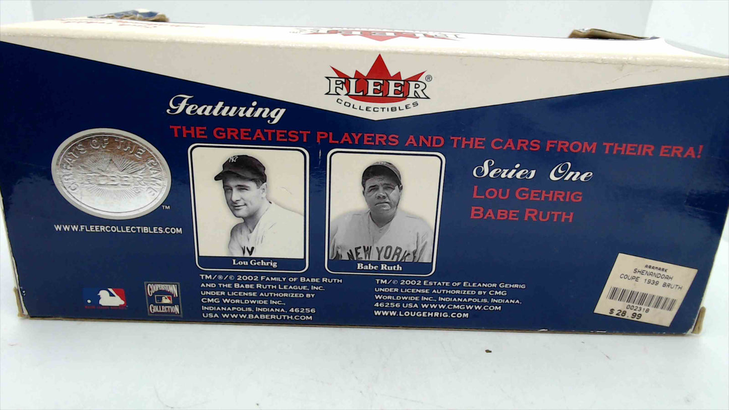 2002 Fleer Collectibles Babe Ruth “Greats of the Game” 1939 Chevrolet Coupe (1:24 Scale)