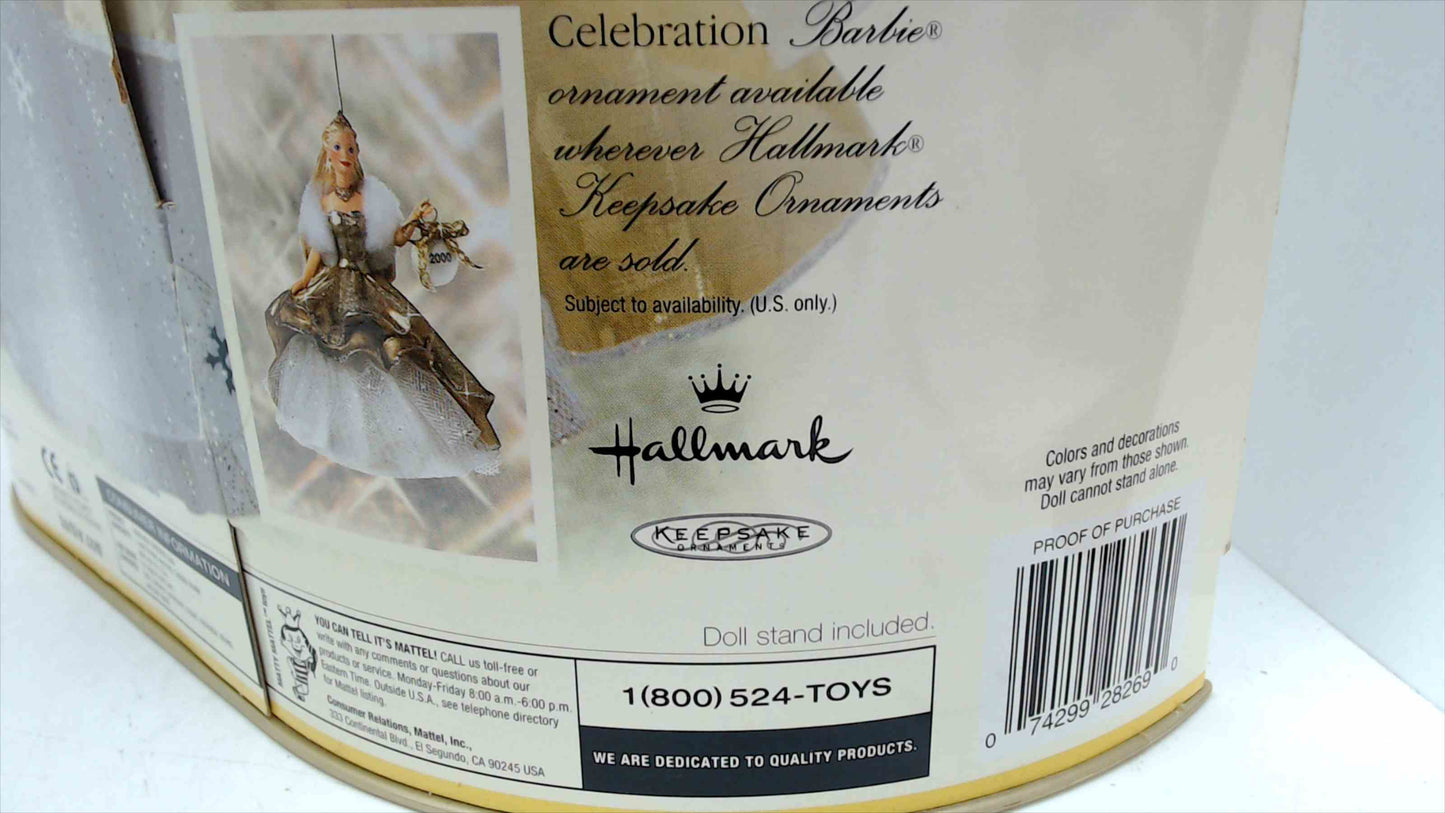 Celebration Barbie – Special 2000 Edition (Gold Gown) – New/Sealed