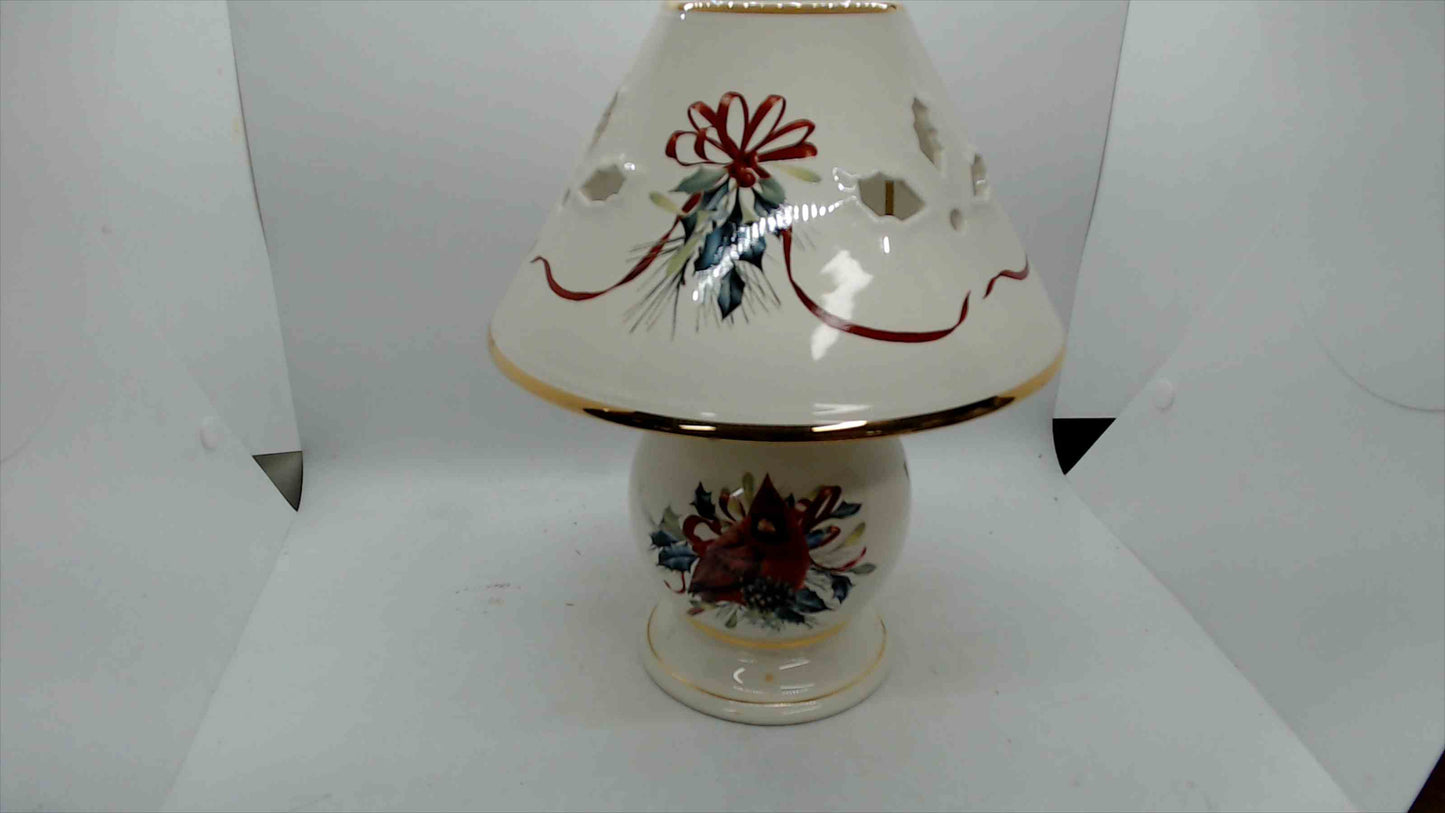Lenox “Winter Greetings” Candle Lamp w/ Cardinal Design – Original Box