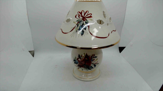 Lenox “Winter Greetings” Candle Lamp w/ Cardinal Design – Original Box