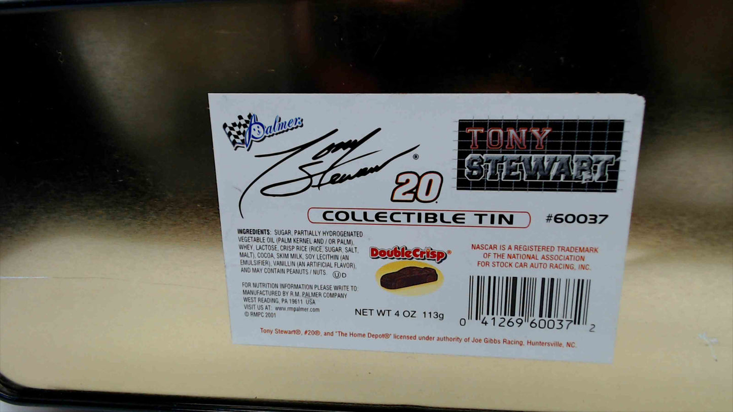 Tony Stewart #20 Home Depot NASCAR Collectible Tin Car – Palmer DoubleCrisp 2001