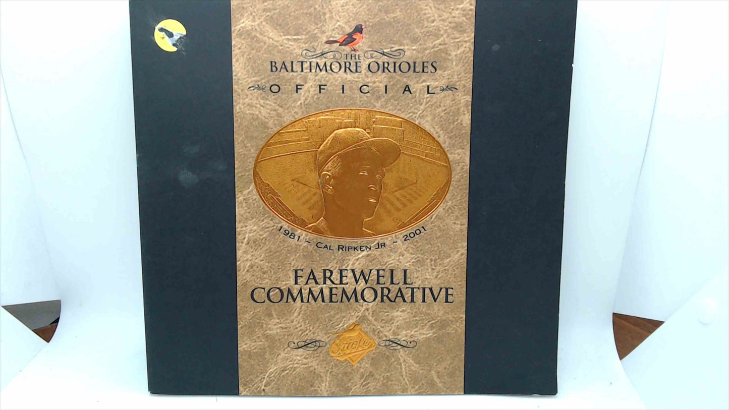 Cal Ripken Jr. Farewell Commemorative Book – Baltimore Orioles Official 1981–2001
