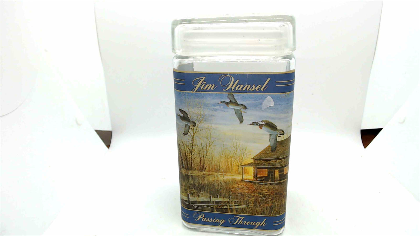Jim Hansel “Passing Through” Glass Storage Jar – 2007 Applejack Art Partners