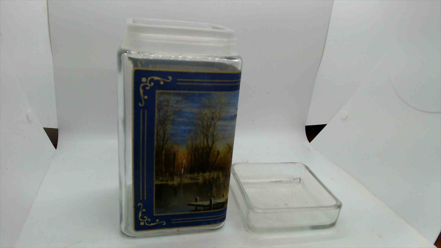 Jim Hansel “Passing Through” Glass Storage Jar – 2007 Applejack Art Partners