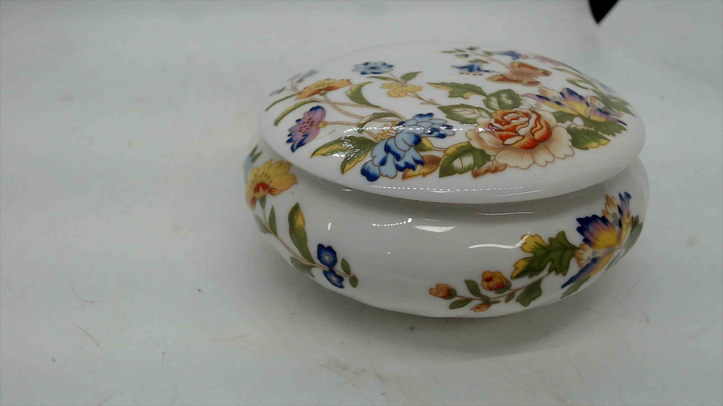 Aynsley England “Cottage Garden” Fine Bone China Trinket Box