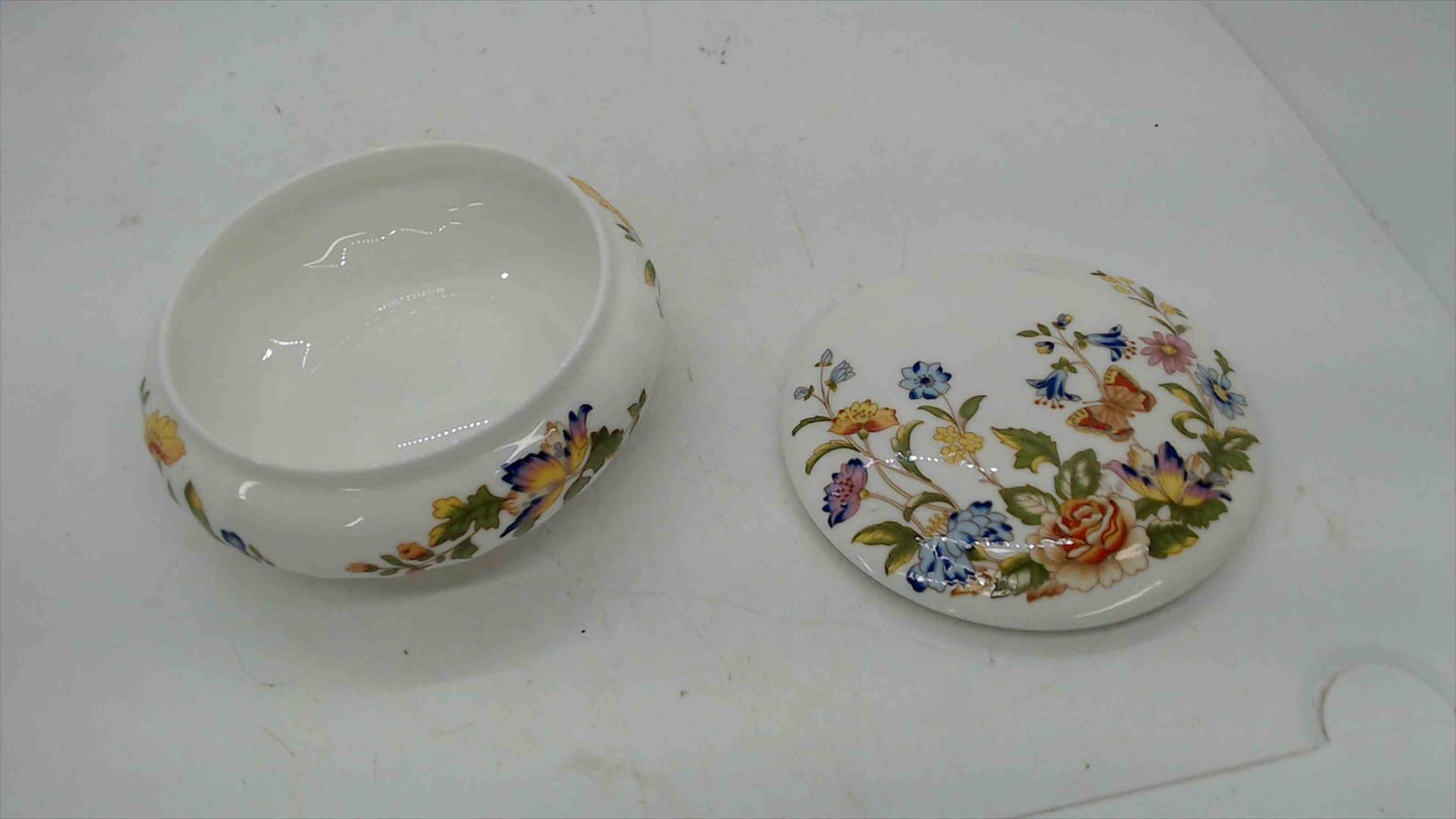 Aynsley England “Cottage Garden” Fine Bone China Trinket Box