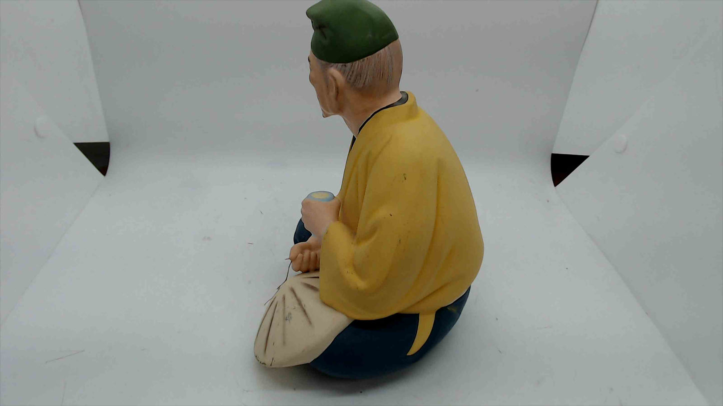 Vintage Hakata Mimasu Doll – Japanese Handcrafted Clay Figurine