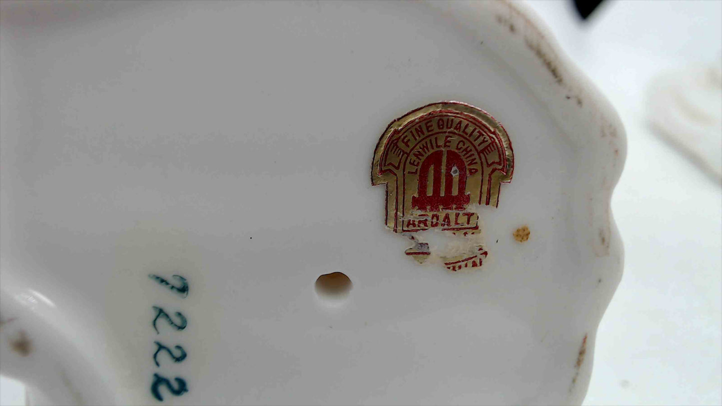 Lenwile China Ardalt Japan Porcelain Musicians – Set of 2, Gloss White, ~5.5"
