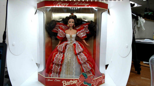 1997 Happy Holidays Barbie – 10th Anniversary Special Edition – Open Box, Never Removed