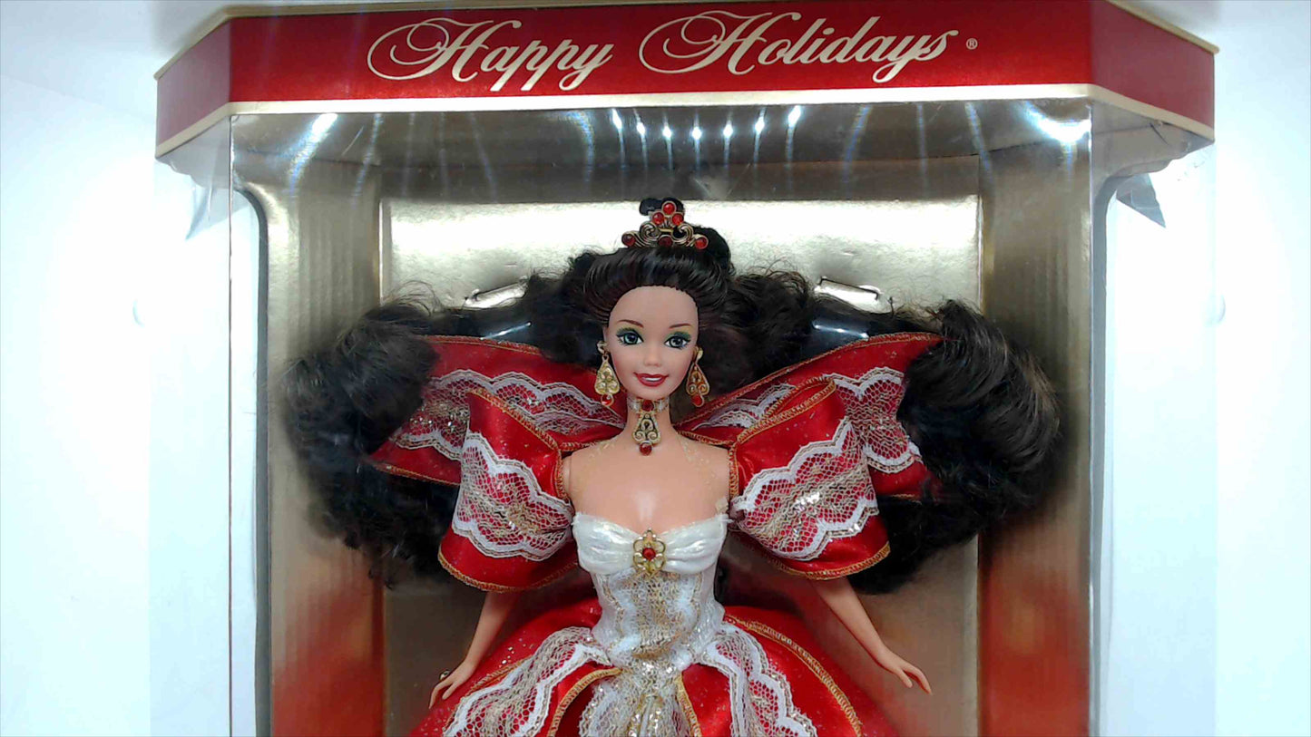 1997 Happy Holidays Barbie – 10th Anniversary Special Edition – Open Box, Never Removed