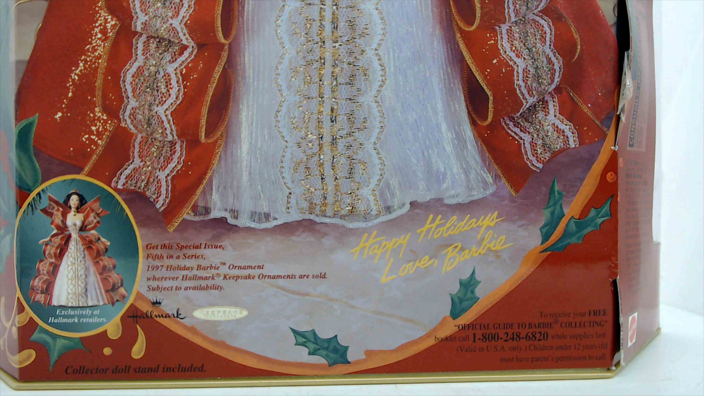 1997 Happy Holidays Barbie – 10th Anniversary Special Edition – Open Box, Never Removed