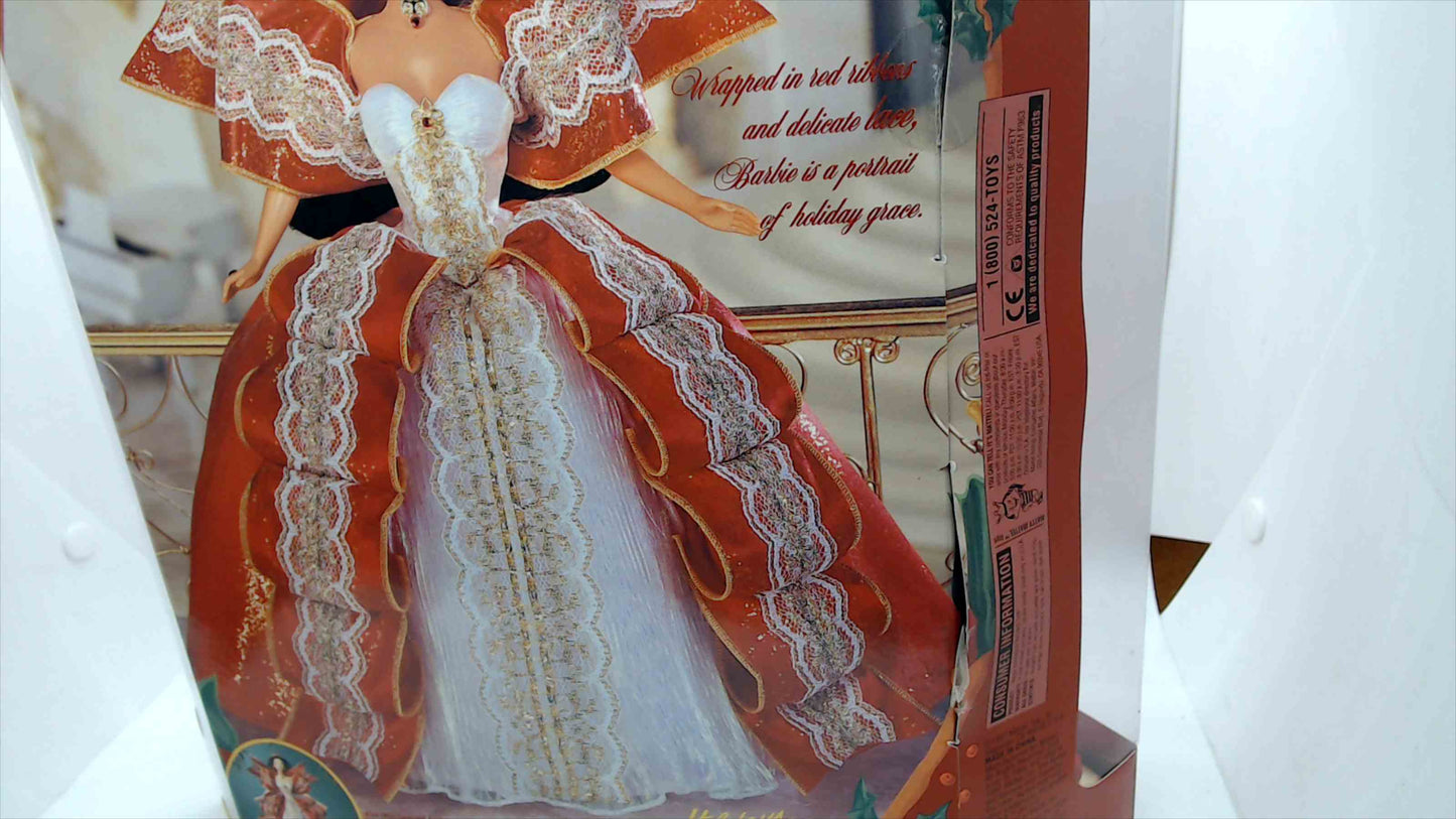 1997 Happy Holidays Barbie – 10th Anniversary Special Edition – Open Box, Never Removed