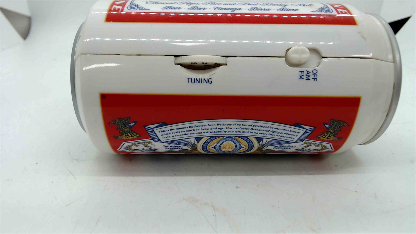 1999 Budweiser “Bud Can” AM/FM Portable Radio by BSI — Tested & Working