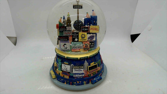 Millennium Broadway Times Square Snow Globe – Musical (2000) – 7” Tall