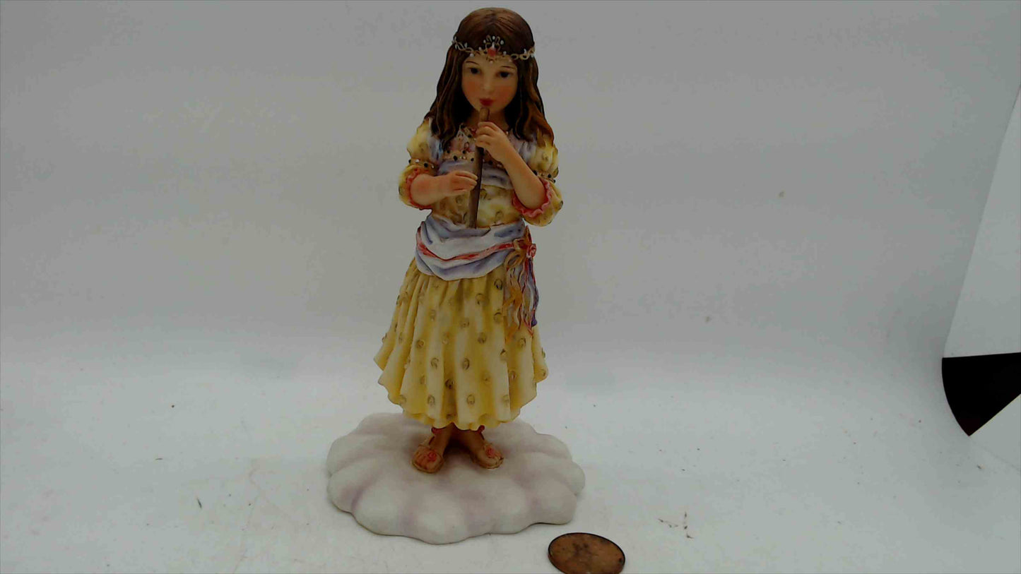 The Leonardo Collection “Angel Whispers – Soul Song” by Christine Haworth Figurine – Limited Edition, ~5" Tall