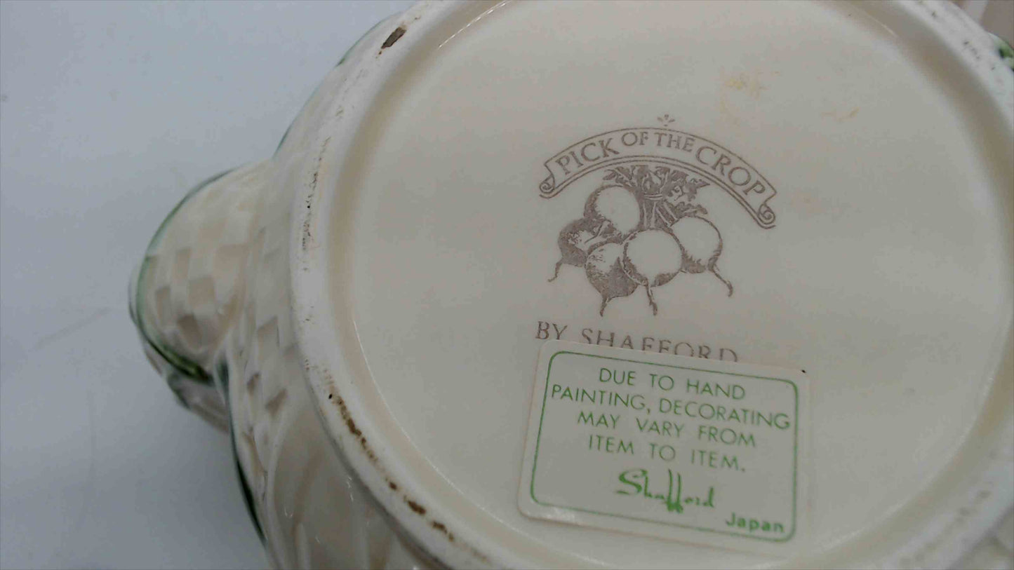 Shafford “Pick of the Crop” Hand-Painted Fruit Teapot w/ Lid – Japan – 6.5”