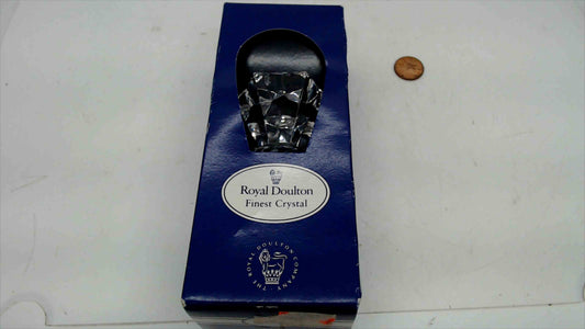 Royal Doulton “Star” Finest Crystal Bottle Stopper — Original Box (Made in Austria)