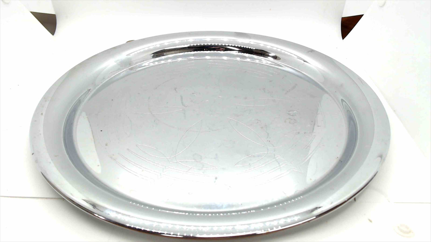 International Silver Co. “Universal” Round Serving Tray – Set No. 8905 – 12" Silverplate