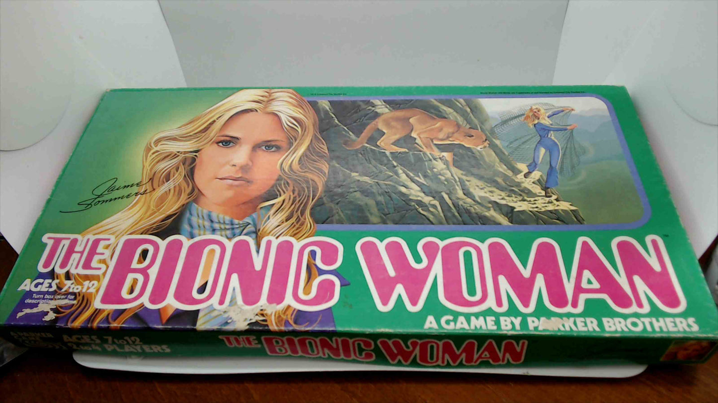 1976 The Bionic Woman Board Game by Parker Brothers – Jaime Sommers TV Series – Ages 7–12