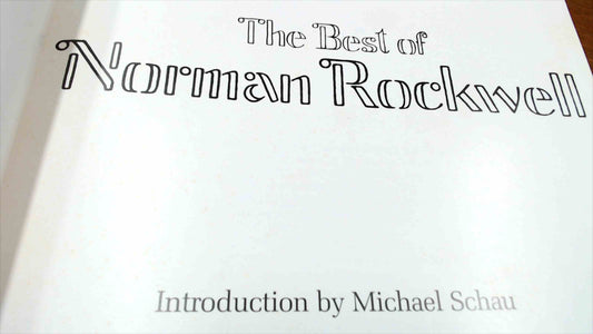 The Best of Norman Rockwell – 1979 Bonanza Books Hardcover – ~45 Full-Color Illustrations – Manufactured in Japan