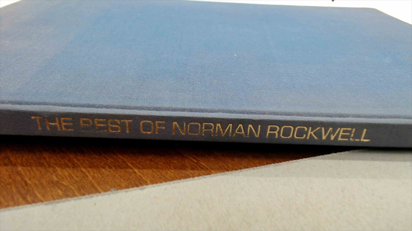 The Best of Norman Rockwell – 1979 Bonanza Books Hardcover – ~45 Full-Color Illustrations – Manufactured in Japan