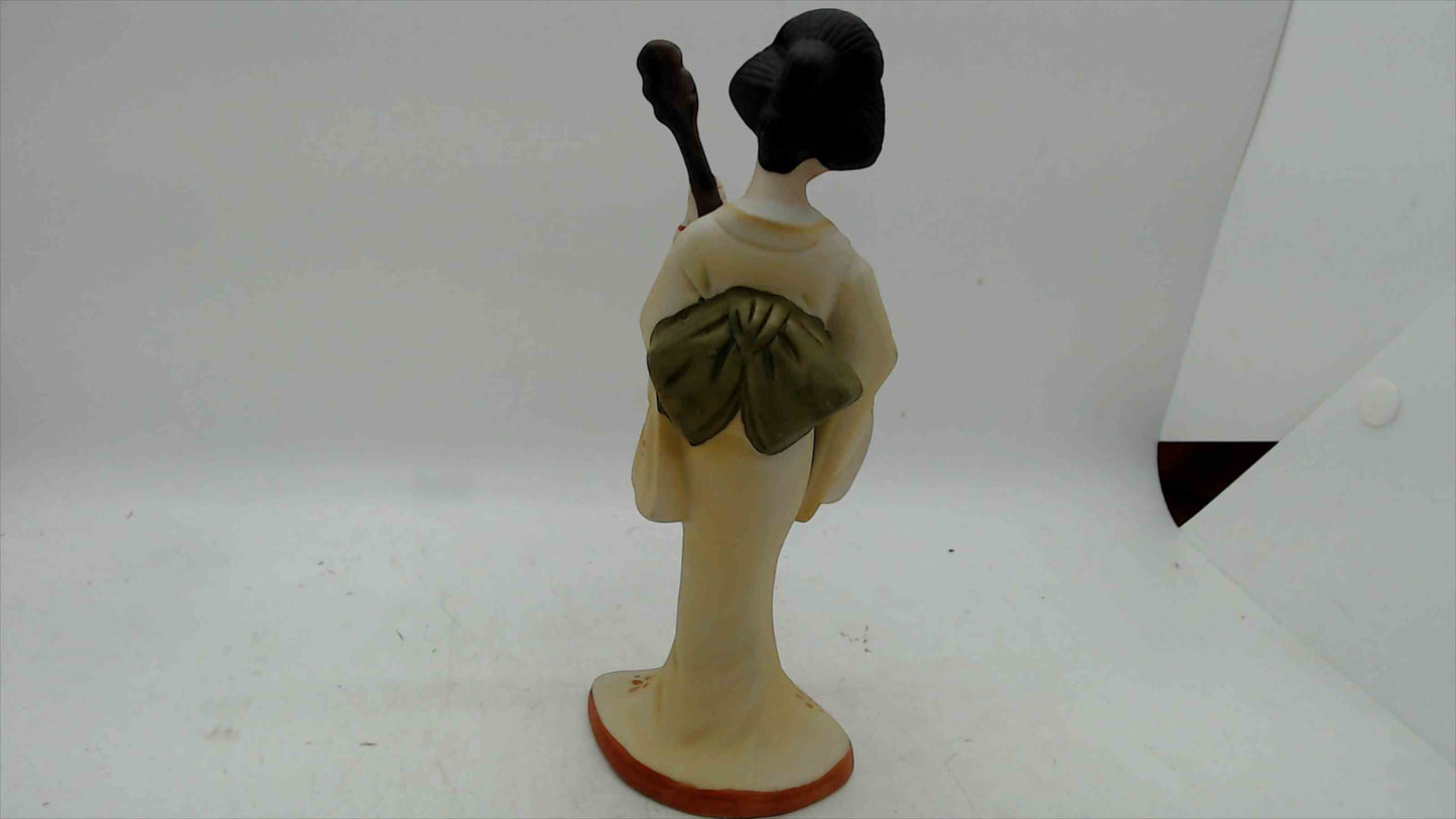 Vintage Geisha Figurine w/ Shamisen – UGC Taiwan – 7"