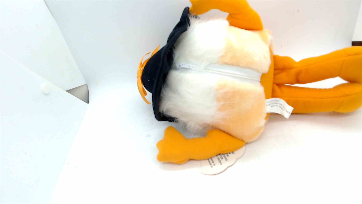Sound-Activated Halloween Witch Plush – Flashing Eyes & Eerie Sounds – ~11” with Tag